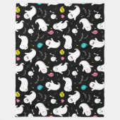 Halloween Cute Ghost Fleece Deken (Voorkant)