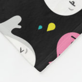 Halloween Cute Ghost Fleece Deken (Hoek)