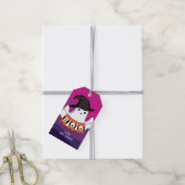 Halloween Cute Ghost Gift Labels (voor en achter) Cadeaulabel (Met Touw)