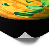 Halloween Cute Ghost Jack O Lantern Poster (Hoek)