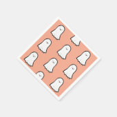 Halloween Cute Ghost Pattern Servet (Hoek)