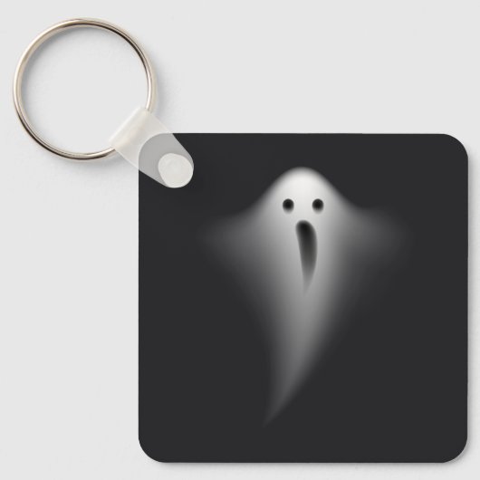 Halloween Cute ghost Sleutelhanger (Voorkant)