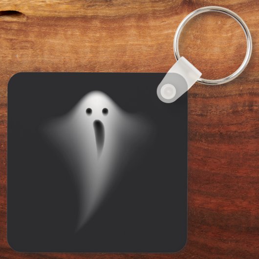 Halloween Cute ghost Sleutelhanger (Achterkant)