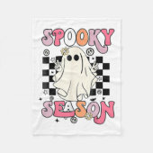 Halloween Cute Ghost Spooky Season Fleece Deken (Voorkant)