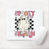 Halloween Cute Ghost Spooky Season Muismat (Met muis)