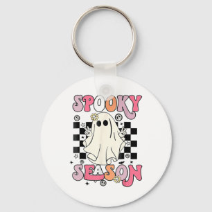 Halloween Cute Ghost Spooky Season Sleutelhanger