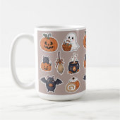 Halloween cute ghost trick and treat koffiemok (Links)