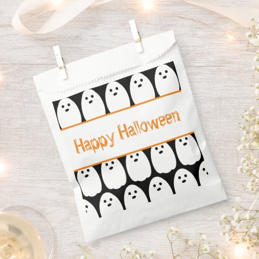 Halloween Cute Ghosts Bedankzakje (Geknipt)