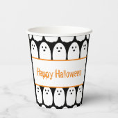 Halloween Cute Ghosts Papieren Bekers (Achterkant)