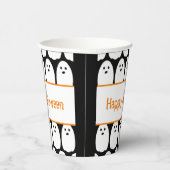 Halloween Cute Ghosts Papieren Bekers (Rechts)
