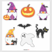 Halloween Cute Gnome Sticker (Vel)