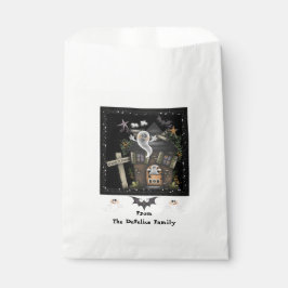 Halloween - Cute Haunted Ghost House (2) Bedankzakje