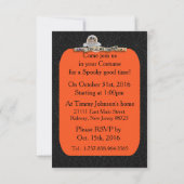 Halloween - Cute Haunted Ghost House (2) Kaart (Achterkant)