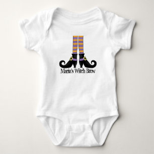 Halloween Cute Heks Gril Schoeisel Grappig Romper