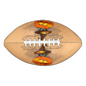 Halloween Cute Kat Witch en Pumpkin Friend American Football (Voorkant)