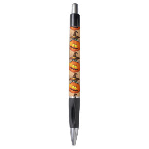 Halloween Cute Kat Witch en Pumpkin Friend Pen