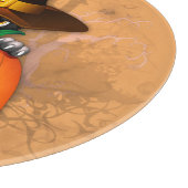 Halloween Cute Kat Witch en Pumpkin Friend Snijplank (Hoek)