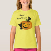 Halloween Cute Kitten Pumpkins Shirt (Voorkant)