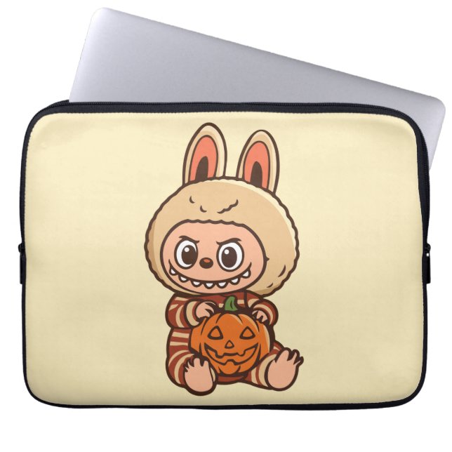 Halloween Cute Labubu Laptop Sleeve (Voorkant)