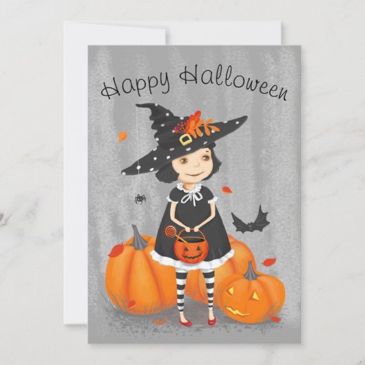Halloween Cute Little Witch (Voorkant)