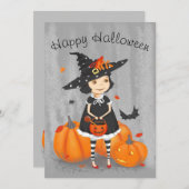 Halloween Cute Little Witch (Voorkant / Achterkant)