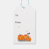 Halloween Cute Little Witch Cadeaulabel (Achterkant)