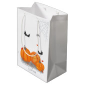 Halloween Cute Little Witch Medium Gift Bag Cadeauzakje (Achterkant Gekanteld)