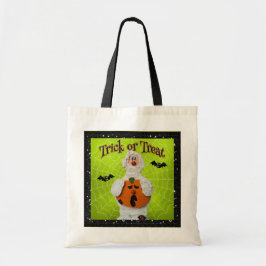 Halloween - Cute Mummy en Pumpkin Tote Bag