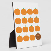 Halloween Cute Pumpkin Patch Fotoplaat (Zijkant)