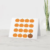 Halloween Cute Pumpkin Patch Kaart (Voorkant)
