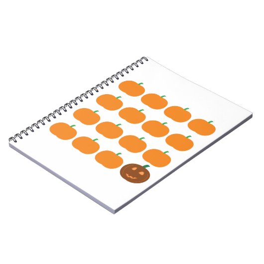 Halloween Cute Pumpkin Patch Notitieboek (Linkerzijde)