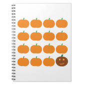 Halloween Cute Pumpkin Patch Notitieboek (Voorkant)