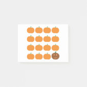Halloween Cute Pumpkin Patch Post-it® Notes (Voorkant)