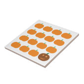Halloween Cute Pumpkin Patch Tegeltje (Zijkant)
