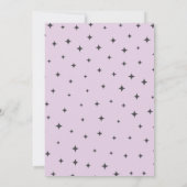 Halloween Cute Retro Spooky Ghost Birthday Party Kaart (Achterkant)