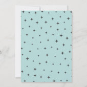 Halloween Cute Retro Spooky Ghost Birthday Party Kaart (Achterkant)