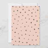 Halloween Cute Retro Spooky Ghost Birthday Party Kaart (Achterkant)