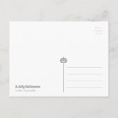 Halloween Cute Short heks CC0670 Clapsaddle Briefkaart (Achterkant)