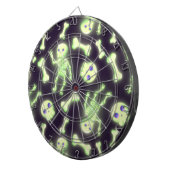 Halloween Cute Spooky Glow Skeleton Bot Skull Dartbord (Voorkant Rechts)