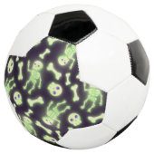 Halloween Cute Spooky Glow Skeleton Bot Skull Voetbal (Drie kwart)