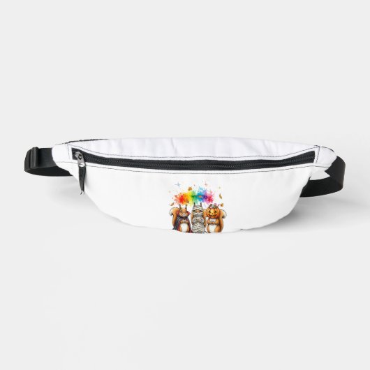 Halloween Cute Squirrels Costume Heuptasje (Voorkant)