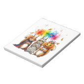 Halloween Cute Squirrels Costume Notitieblok (Linkerzijde)