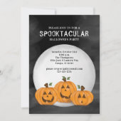 Halloween Cute Whimsical Pumpkin Jack O' Lantern Kaart (Voorkant)