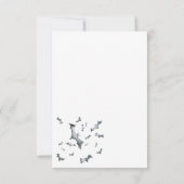 Halloween Cute Witch Mouse Kaart (Achterkant)