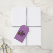 Halloween Cute Wyed Witch Cadeaulabel (Met Touw)