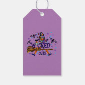 Halloween Cute Wyed Witch Cadeaulabel (Achterkant)