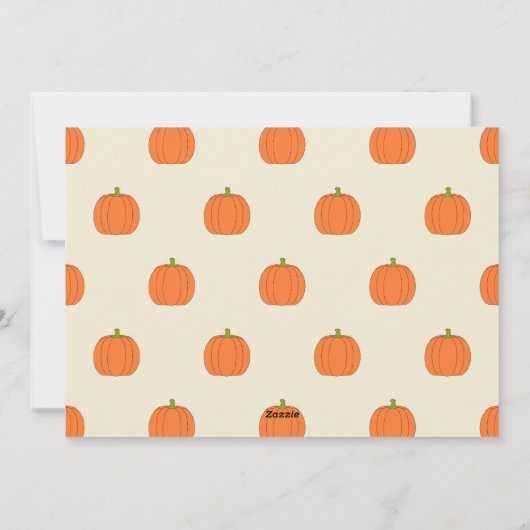 Halloween Cutest Pumpkin in the Patch Feestdagenkaart (Achterkant)