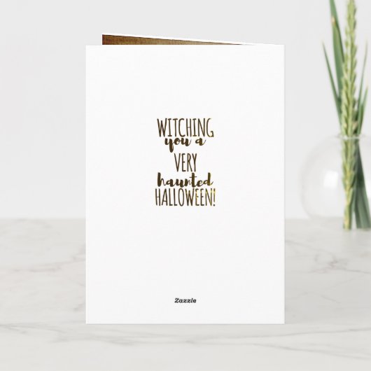  Halloween cutie - grappig citaat Kaart (Achterkant)