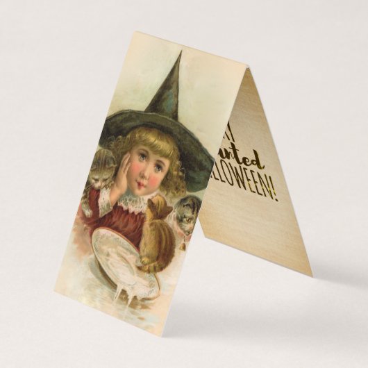  Halloween cutie - grappig citaat Visitekaartje (Voorkant)