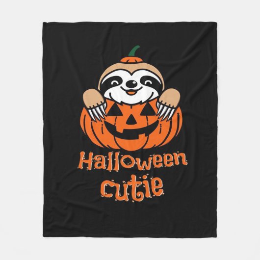 Halloween cutie luiaard Essential T-Shirt Fleece Deken (Voorkant)